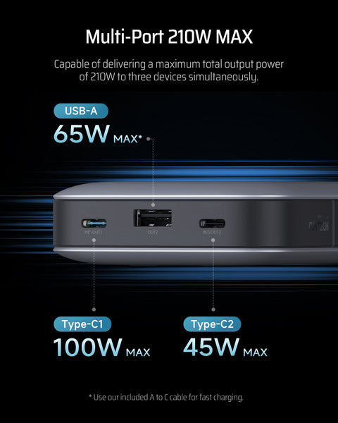 ZMI CUKTECH 25000mAh 210W Power Bank PB250 (aka ZMI QB826)[AU STOCK]