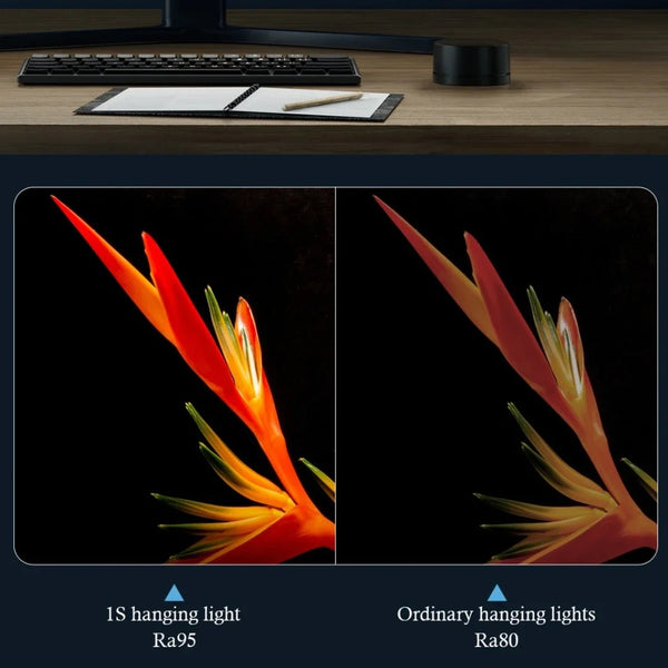 Xiaomi Mijia Smart LED Monitor Light Bar Motion Sensor 1S -Adjustable Color Temperature (2700K-6500K) - USB-C Powered - Remote Control - 5W Energy Efficient - Black