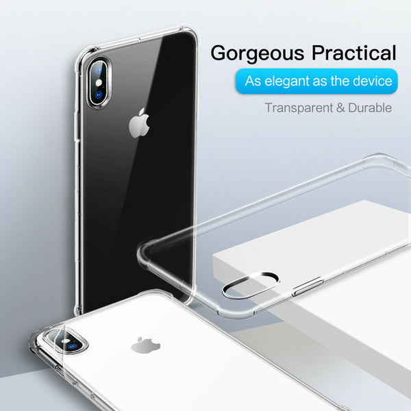 Rock Clear Shield S Ultra Slim Soft Case Bumper for 2018 iPhone XS/XR/Max